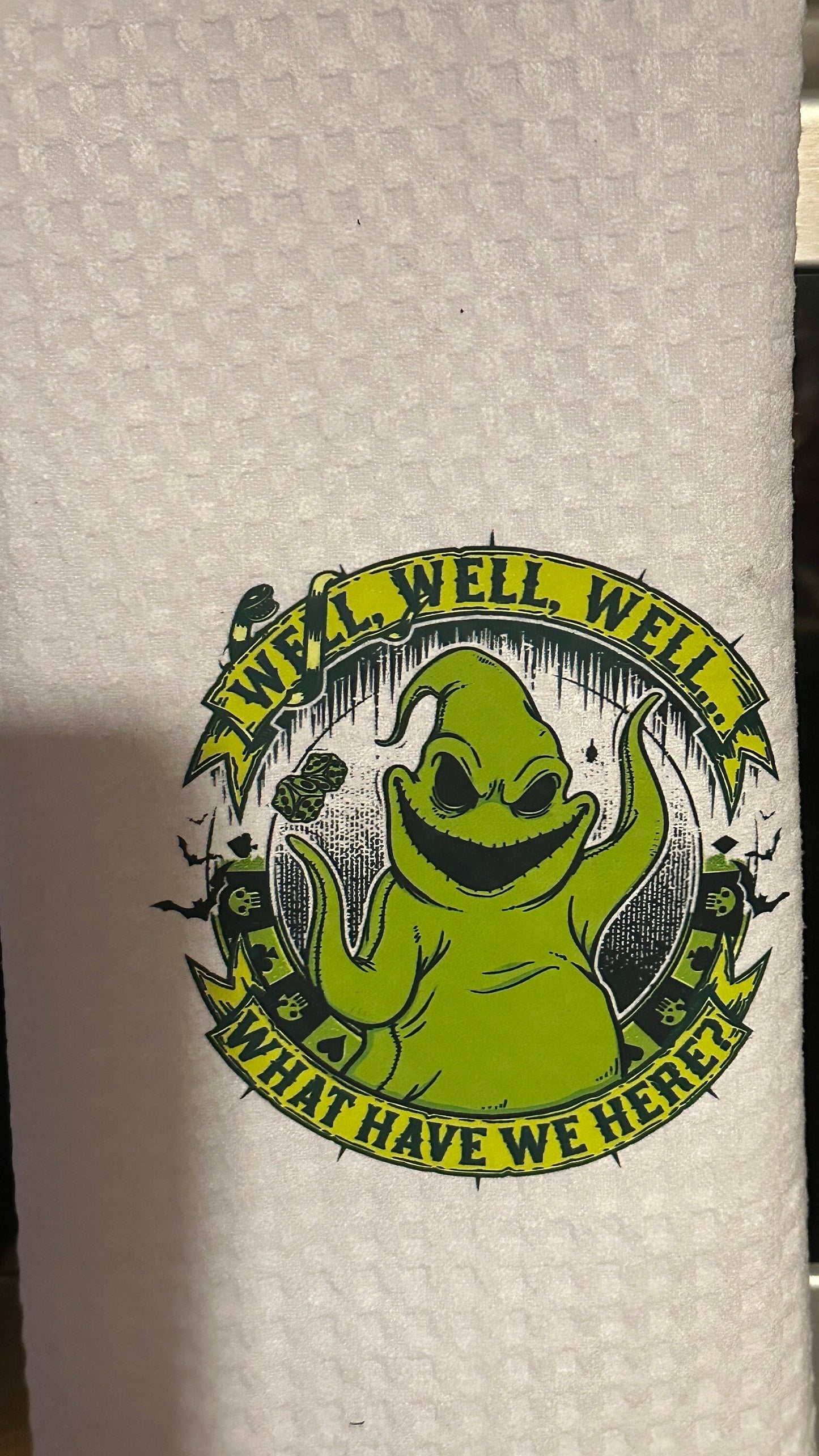 Oogie Boogie Funny Dish Towels for Hostess - Bar Towels - Gift Set - Funny Kitchen Decor - Funny Housewarming Gift