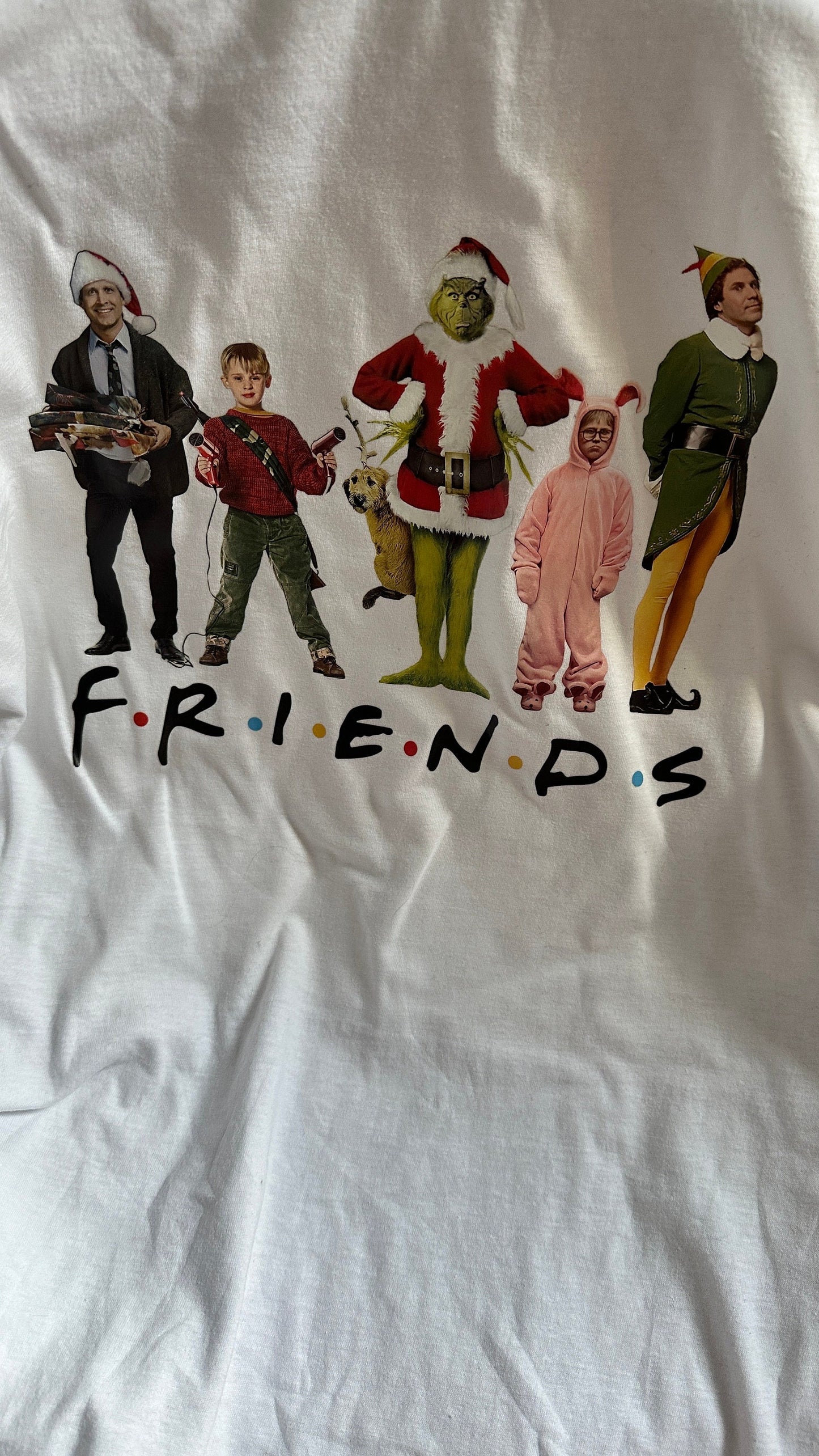 Christmas Friends shirts, Christmas Movie Tee, Funny Christmas Shirt, Christmas Party Shirt, Gift For, 90's Movie Tee, Christmas Elf