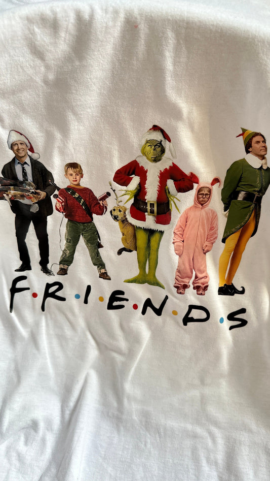 Christmas Friends shirts, Christmas Movie Tee, Funny Christmas Shirt, Christmas Party Shirt, Gift For, 90's Movie Tee, Christmas Elf