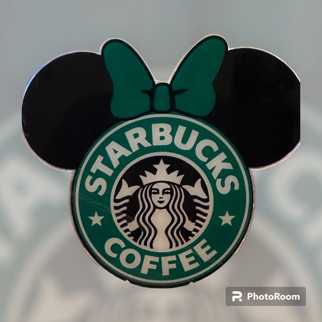 Starbucks Mickey Head 20 CM Acrylic figure - Wall Decoration - Counter decoration - Window Decoration