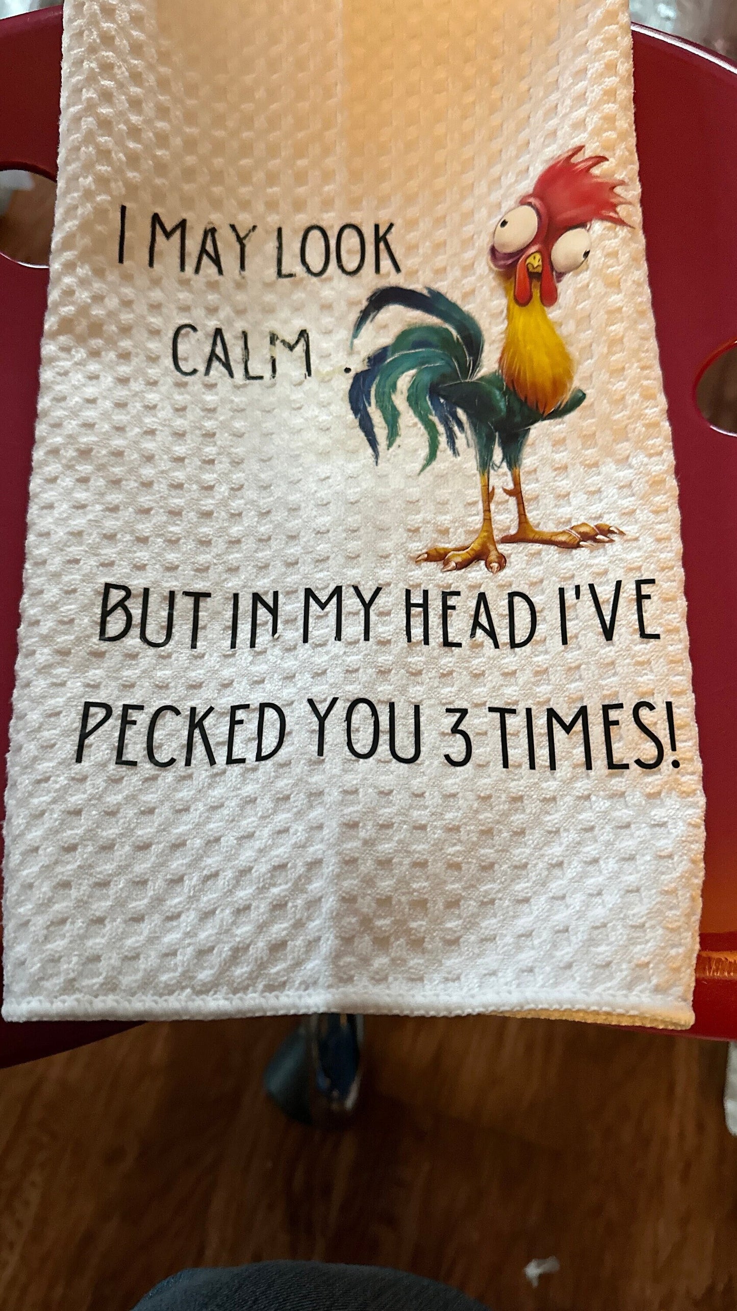 Chicken Funny Dish Towels for Hostess - Bar Towels - Gift Set - Funny Kitchen Decor - Funny Housewarming Gift