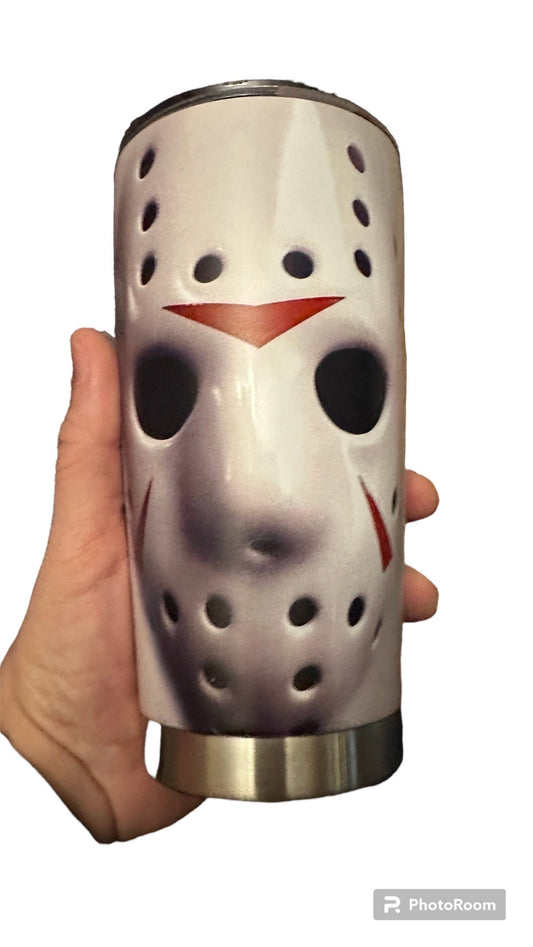 Jason Tumbler - Drinking Cup- 20 oz curved Tumbler