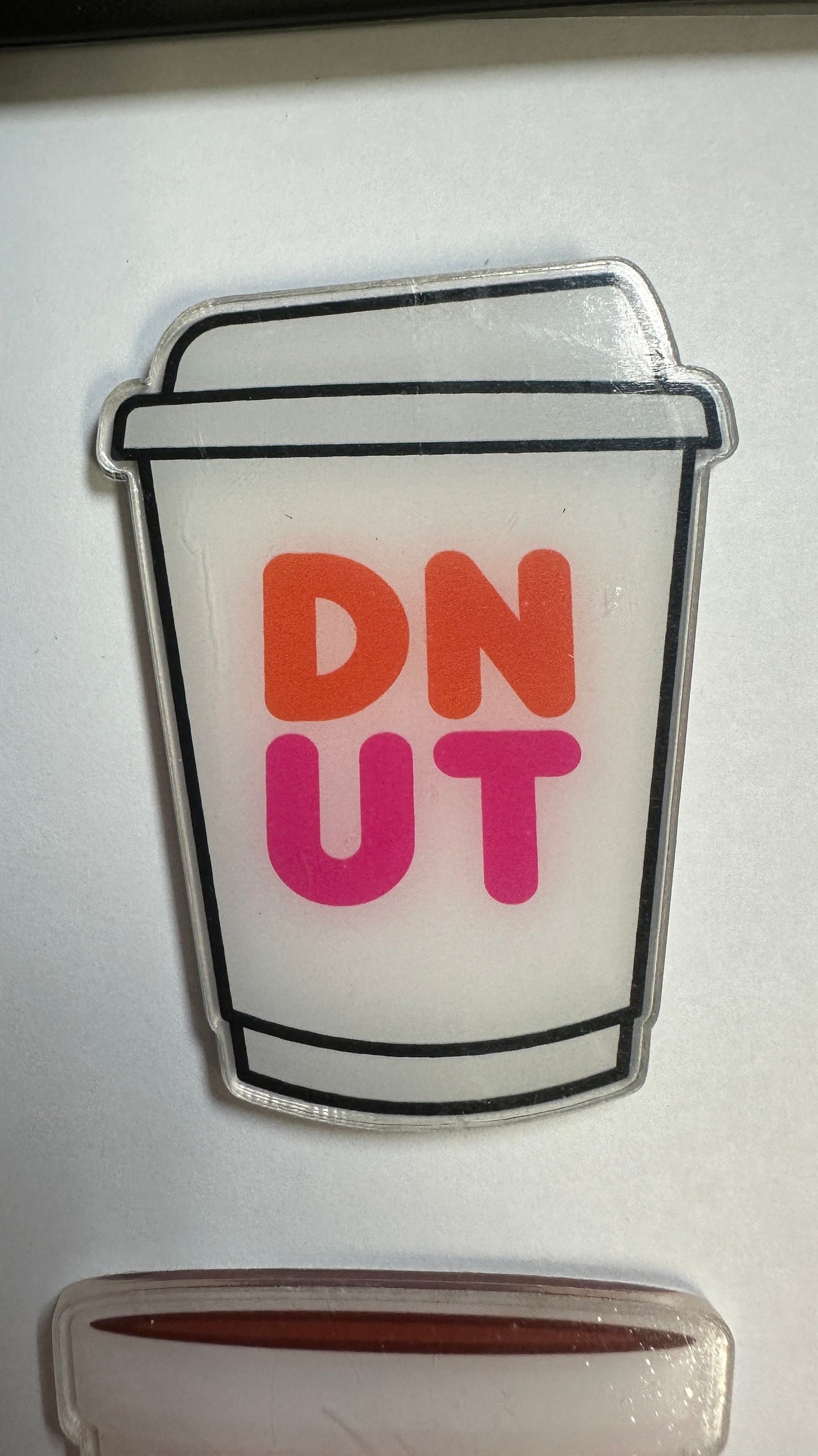 Dunkin Donuts Badge, funny badge, Teacher badge,