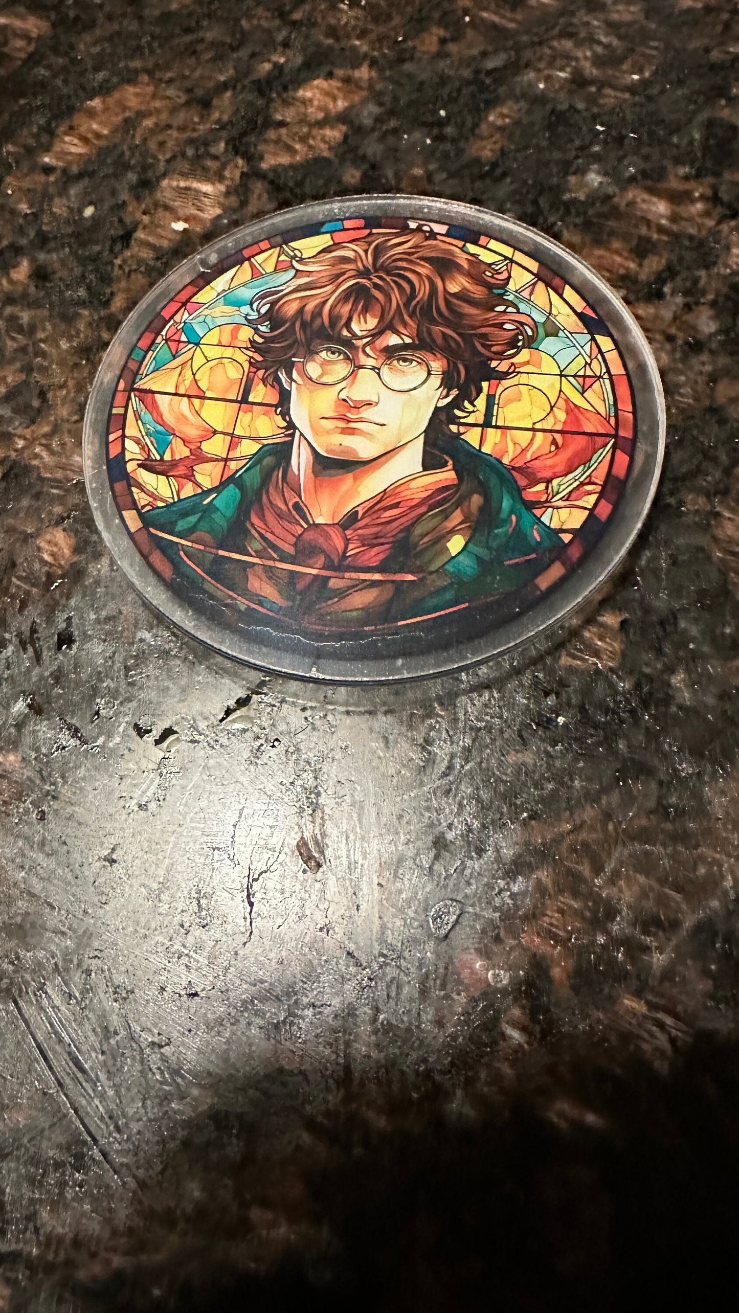 Wizard acrylic coasters, character coasters, unique decor