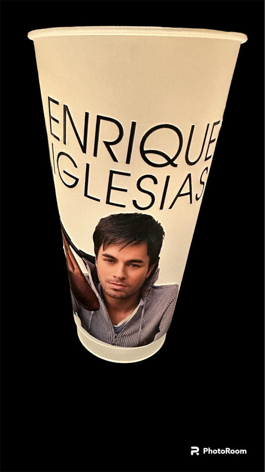 Enrique Iglesias Cup from Starbucks, Custom Starbucks cup Vinyl Decorative