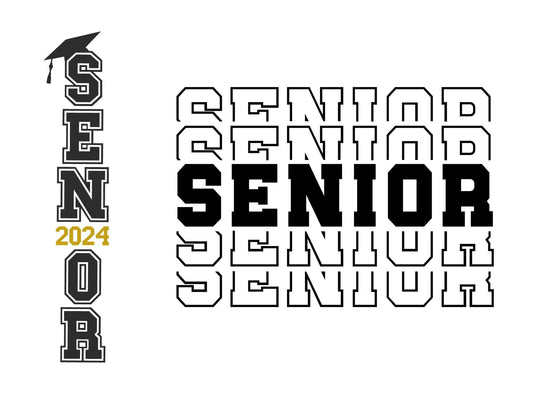 Senior 24 PNG, Graduation Class 24 PNG, png files, clip art