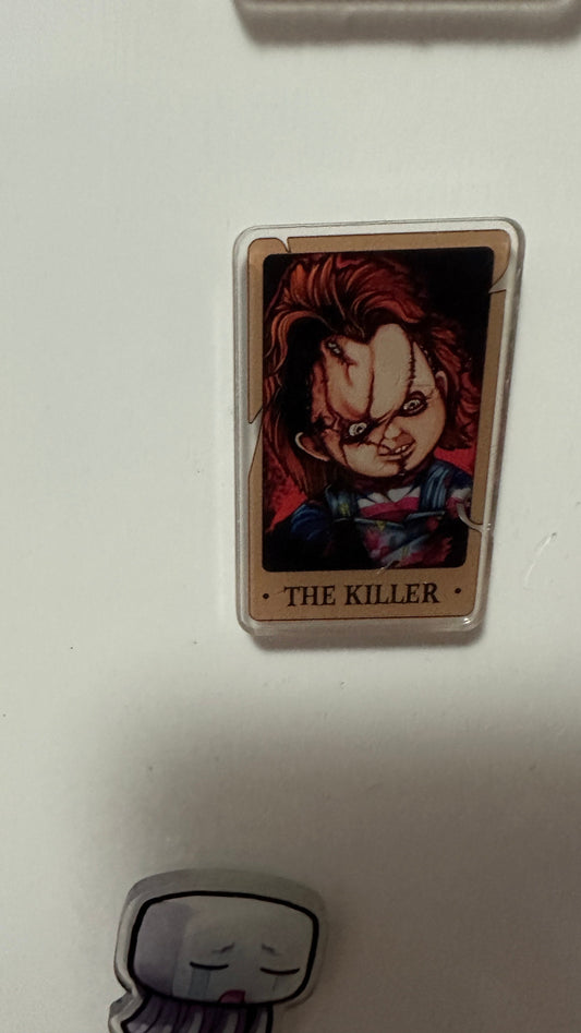 Horror card magnets!  Locker, refrig, dorm, work magnets, Mini Magnets Horror Movie Classic Cult Refrigerator Magnet Birthday Gift Decor