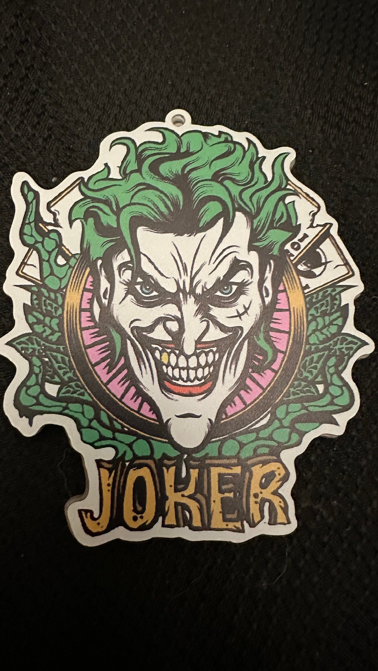 Joker Batman Shaker Keychain - Backpack Hanger